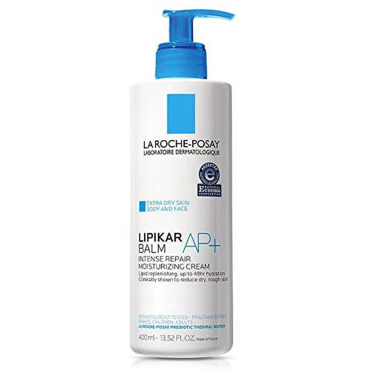 La Roche-Posay Lipikar Balm AP+ Intense Repair Body Lotion for Dry Skin, Body Cream with Shea Butter and Niacinamide, Moisturizer for Dry and Rough Skin, Sensitive Skin Safe