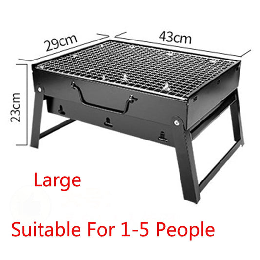 Large Portable BBQ Barbecue Steel Charcoal Grill Outdoor Patio Garden Party for Home Kitchen Clearance Sale Men Women Gift