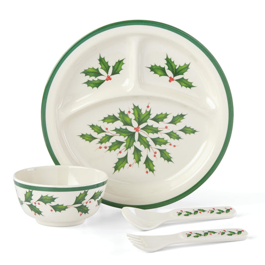 Lenox 885787 Holiday Children's 4-Piece Dinner Set