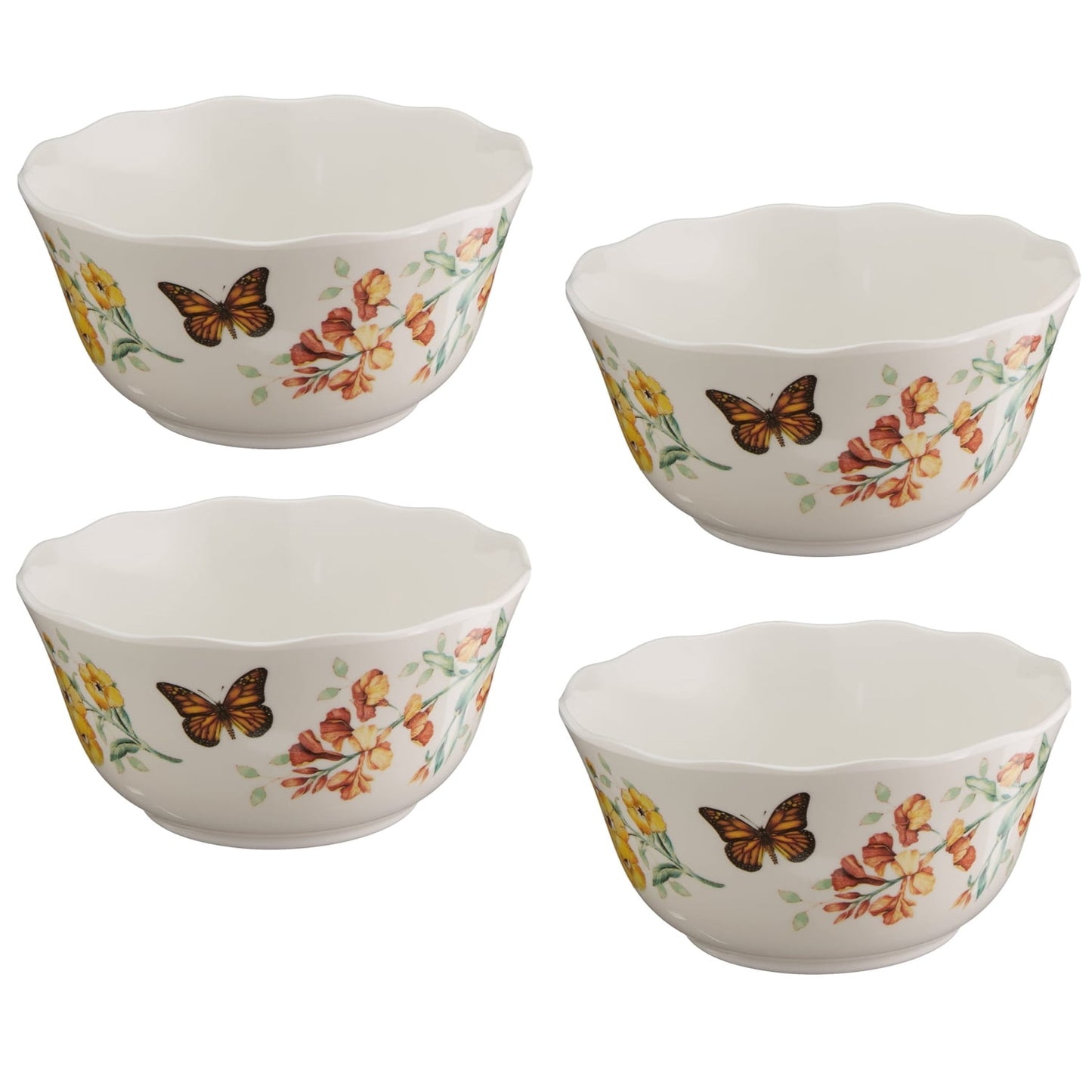 Lenox Butterfly Meadow All Purpose Bowl, Set of 4