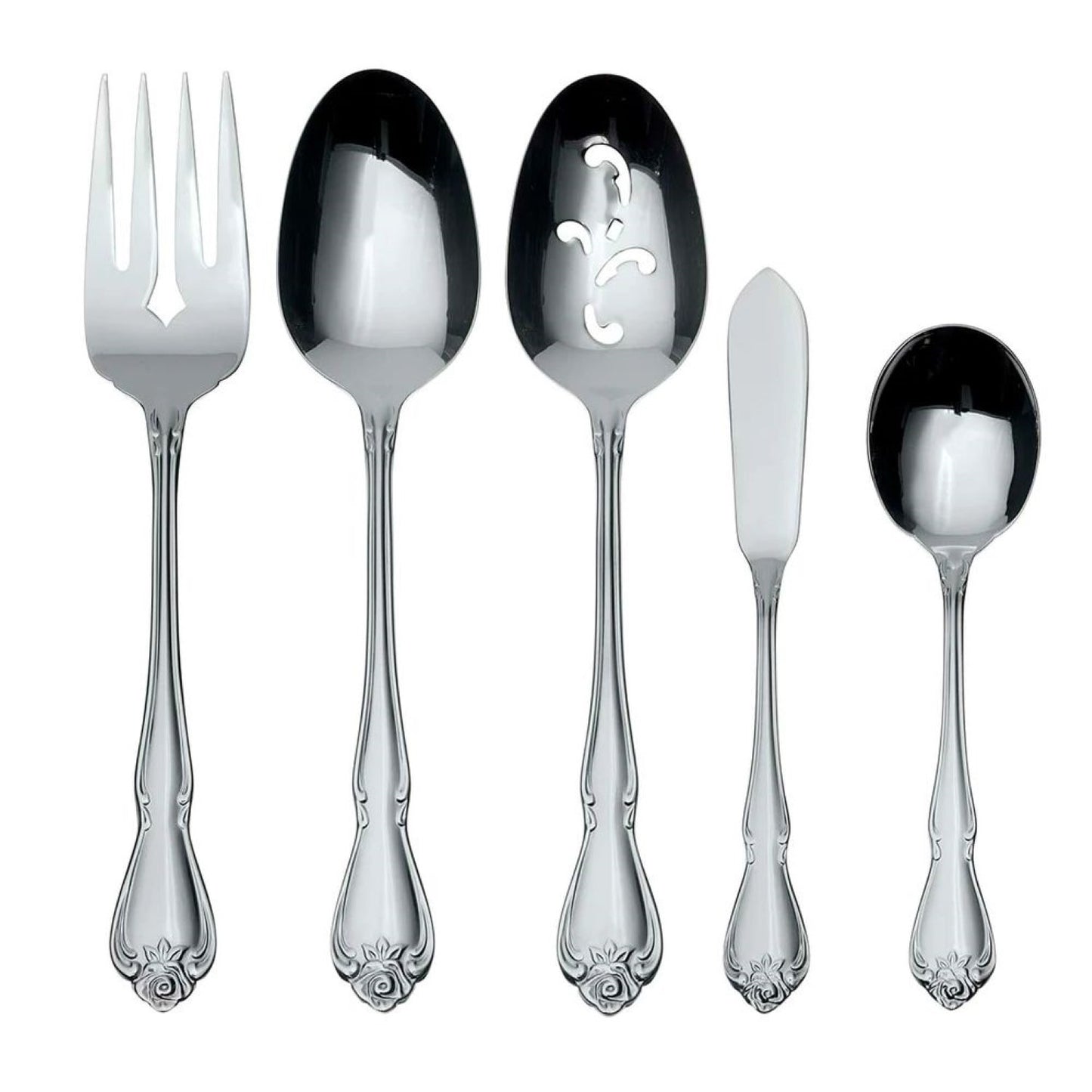 Lenox Oneida True Rose 5-Piece Serving Set