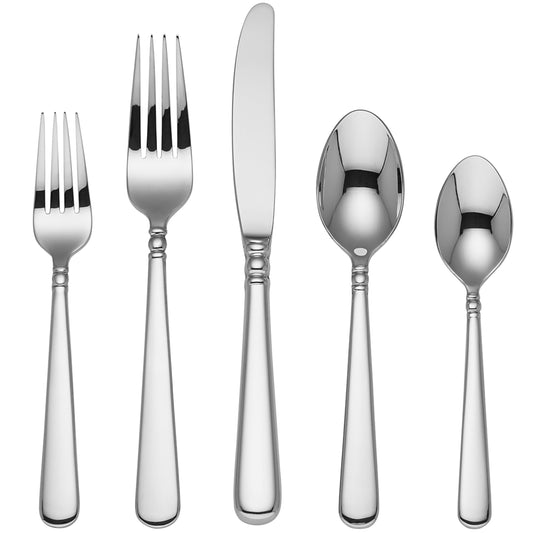 Lenox Pearl Platinum 5-Piece Flatware Set