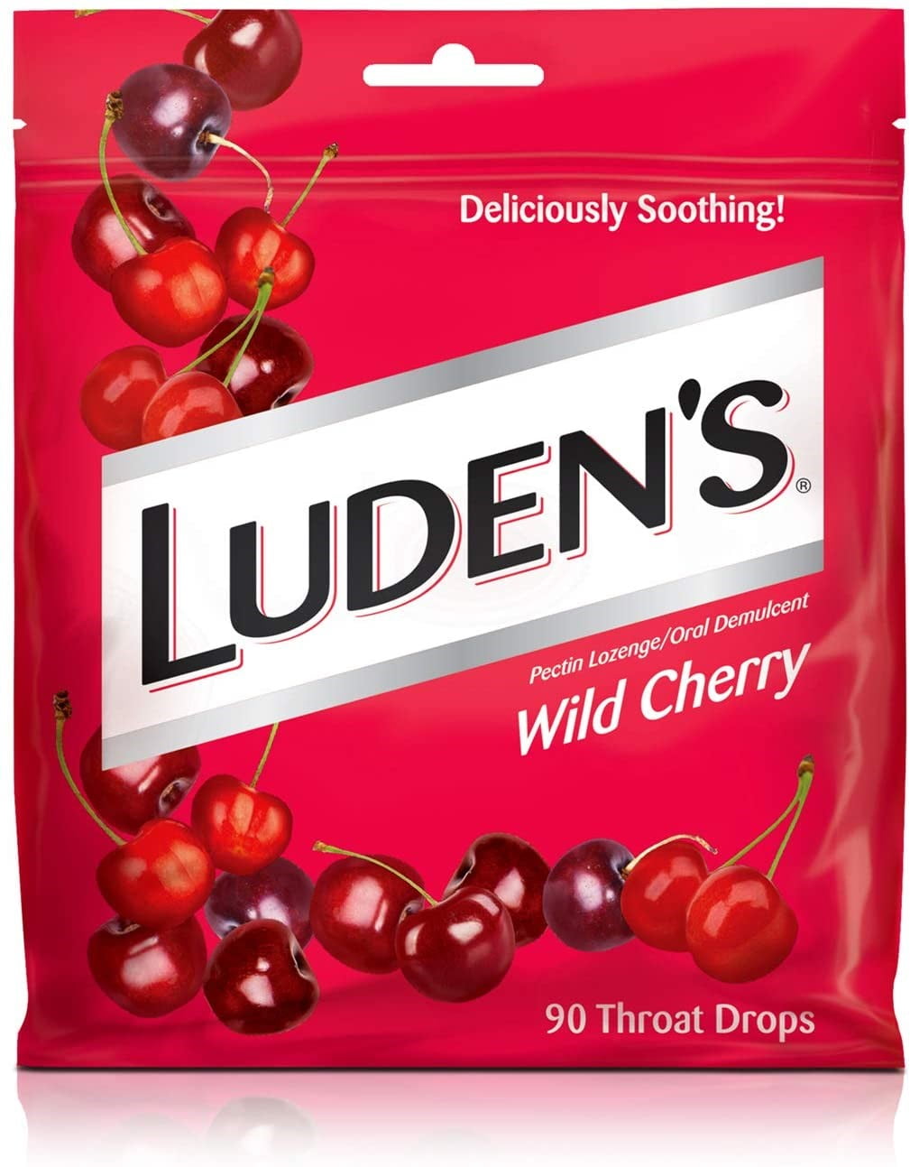 Luden's Throat Drops Wild Cherry 90 Each (Pack of 6)