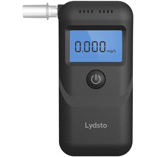 Lydsto Alcohol Tester Portable High Accuracy Breathalyzer for Drunk Drivers LCD Display/Audible Alarm/Three Unit Switching/Quick Response Digital Breathing Alcohol Detector, Model: Black 17