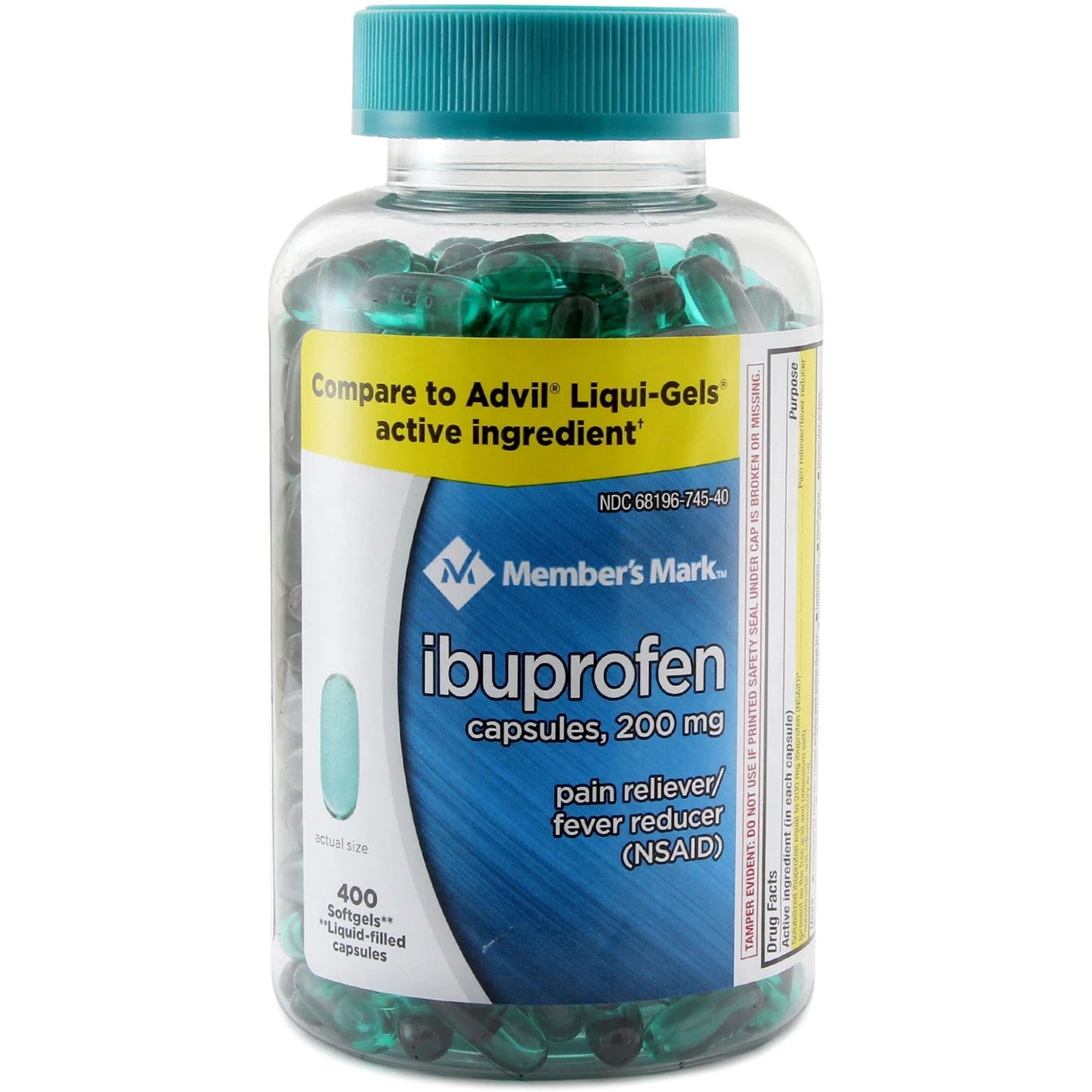 M.M Ibuprofen Softgels, 200mg (400 ct.)