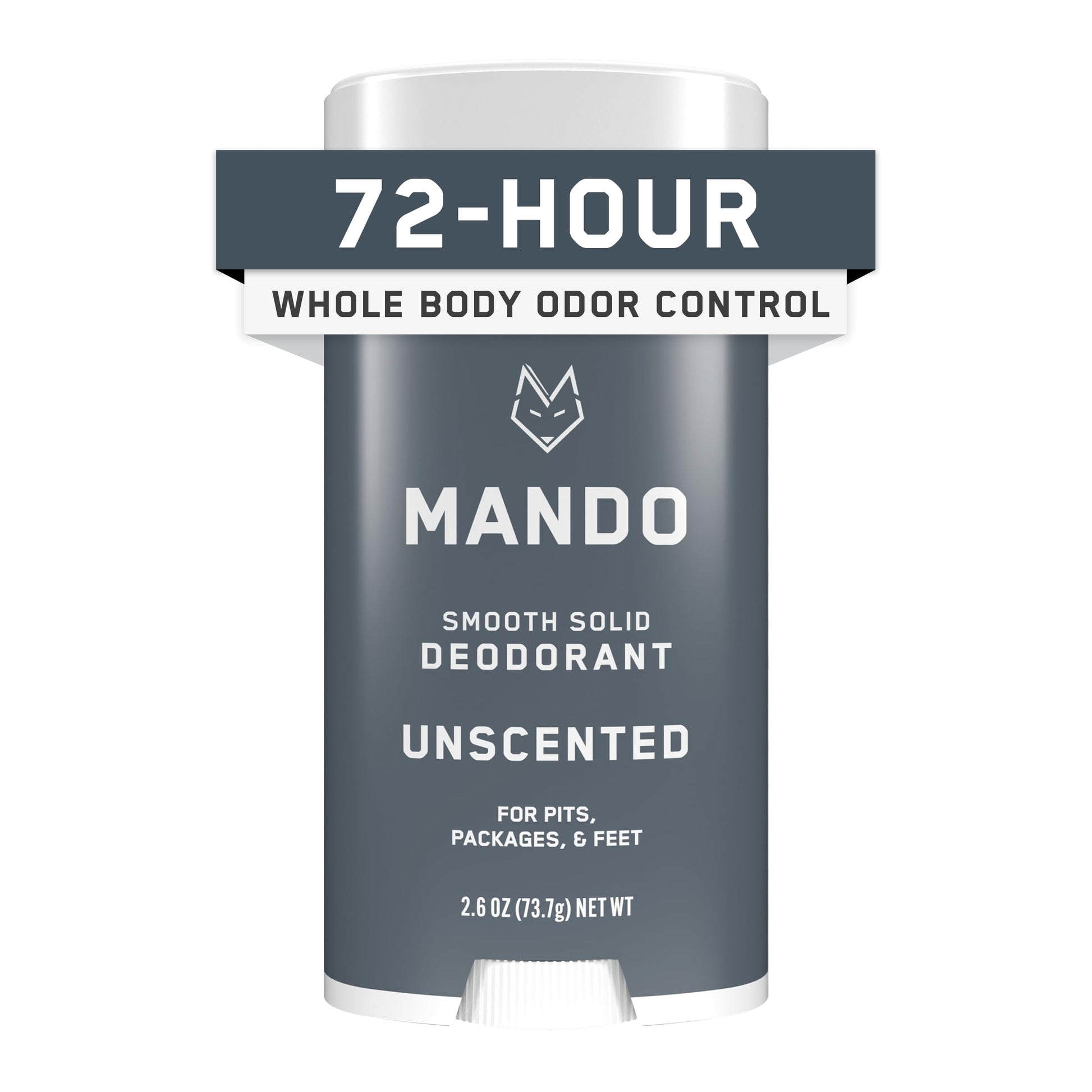 Mando Whole Body Deodorant Smooth Solid Unscented