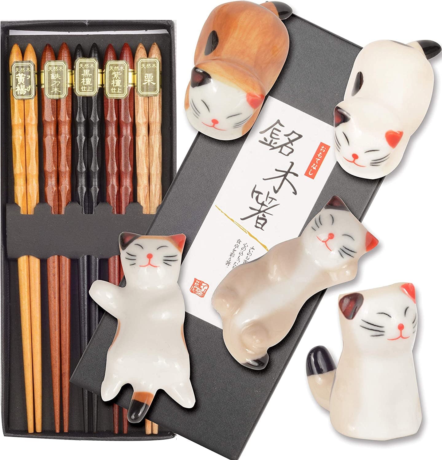 Meant2Tobe | Chopsticks And Chopstick Holder Cat Chopstick Holder Japanese