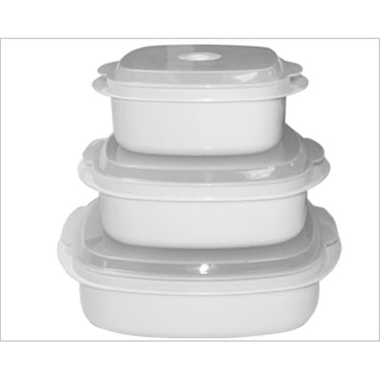 Microwave Cookware Set  White