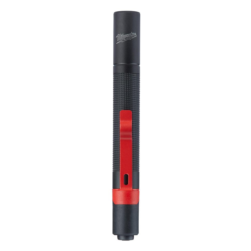 Milwaukee 2105 100-Lumen Aluminum Pen Light with Clip, 0.255 lb