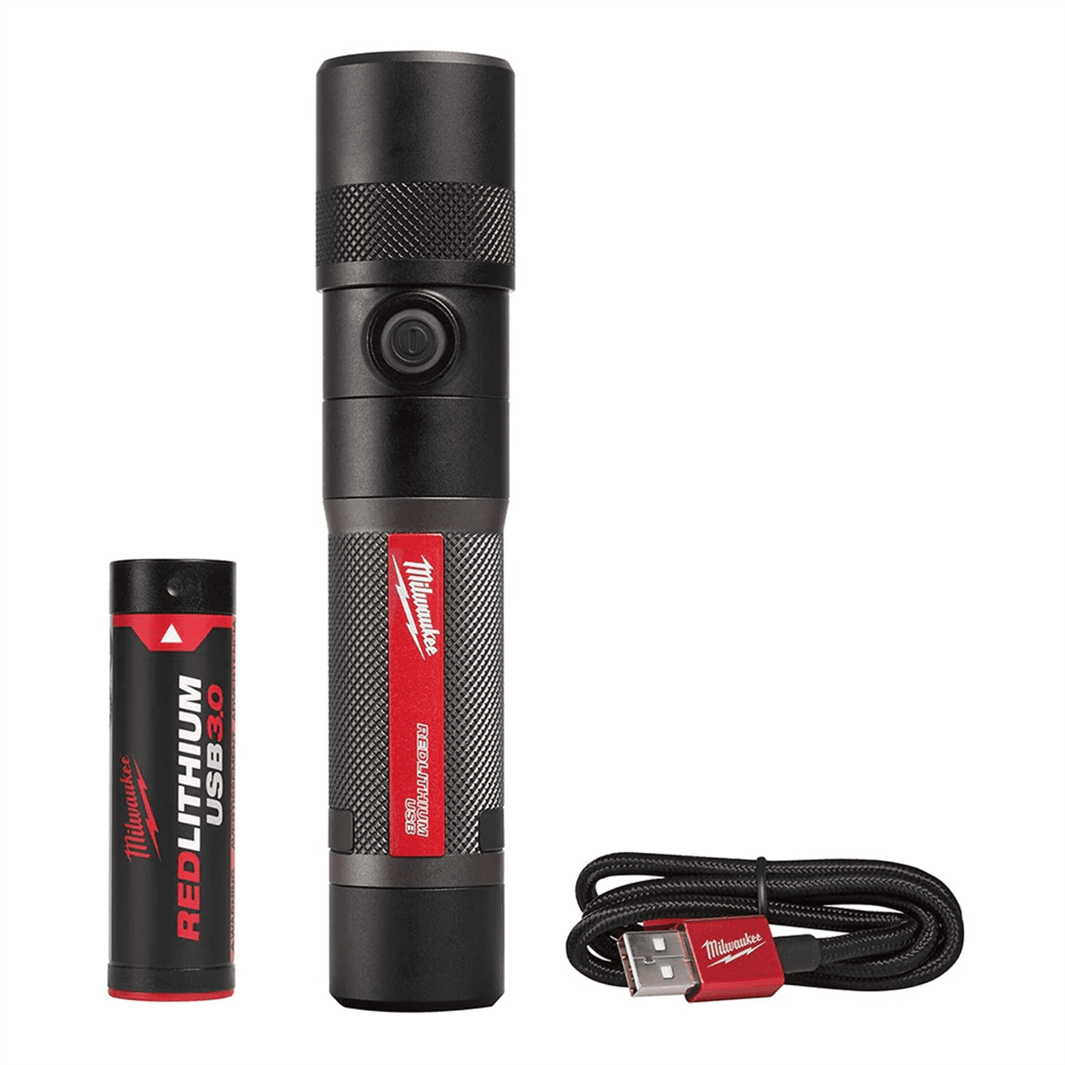 Milwaukee Tool REDLITHIUM USB 1100L Twist Focus Flashlight