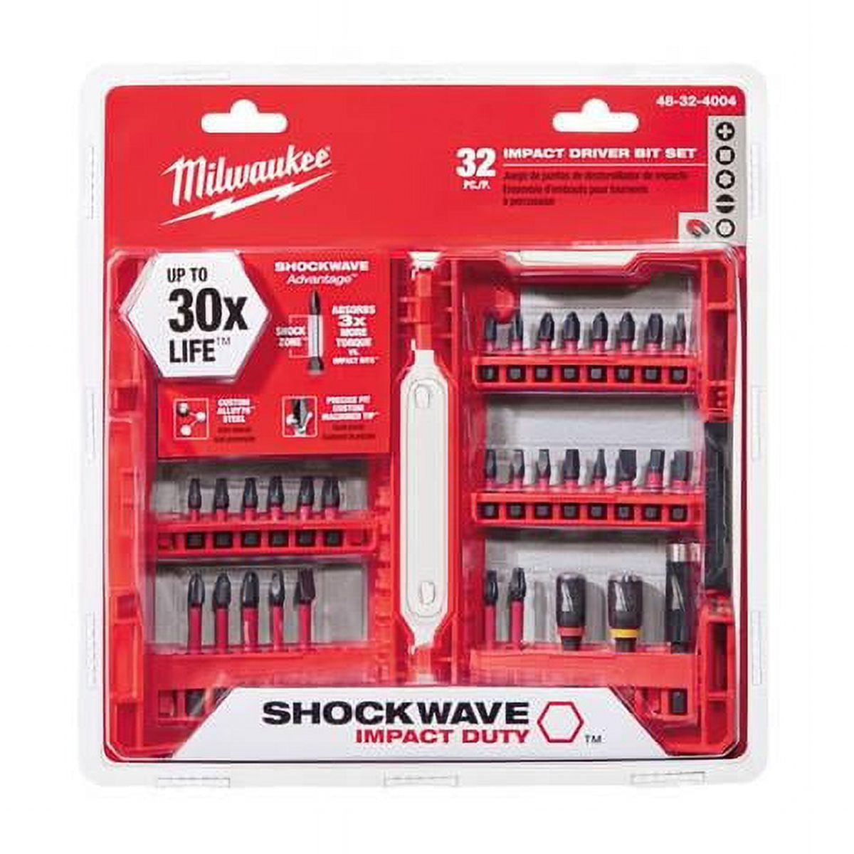 Milwaukee 32-Piece SHOCKWAVE Impact Duty Driver Bit Set