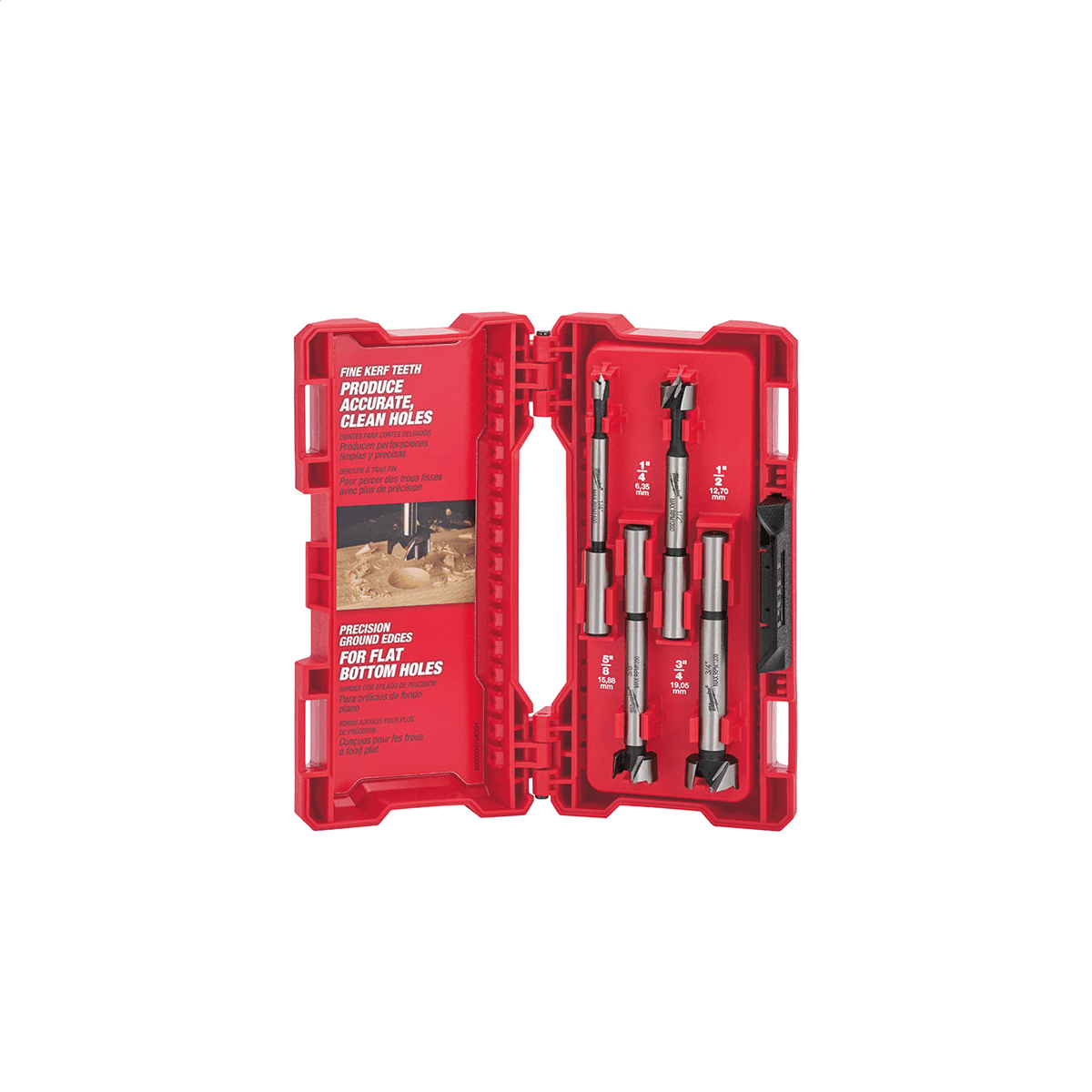 Milwaukee Tool 4PC Forstner Bit Set