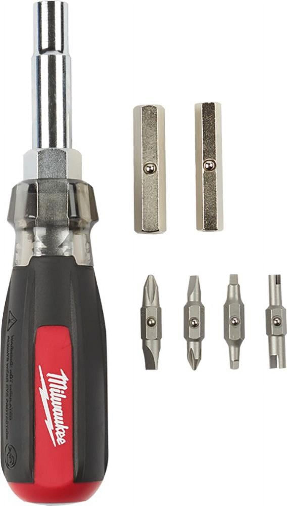 Milwaukee-48-22-2881 13-in-1 Cushion Grip Screwdriver with Schrader Bit