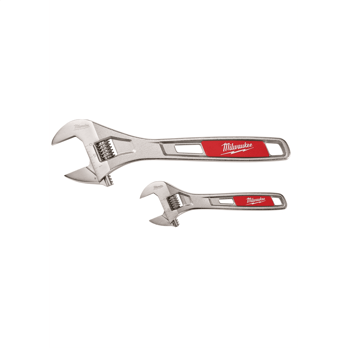 Milwaukee 48-22-7400 6" & 10" Adjustable Wrench 2 pack