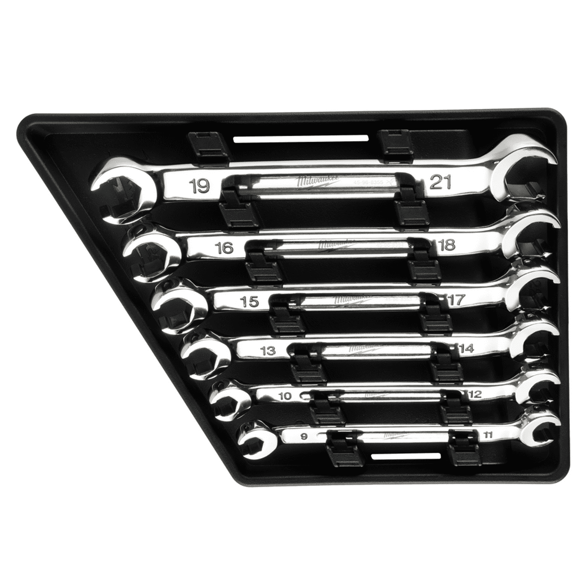 Milwaukee Tool 6pc Double End Flare Nut Wrench Set - Metric