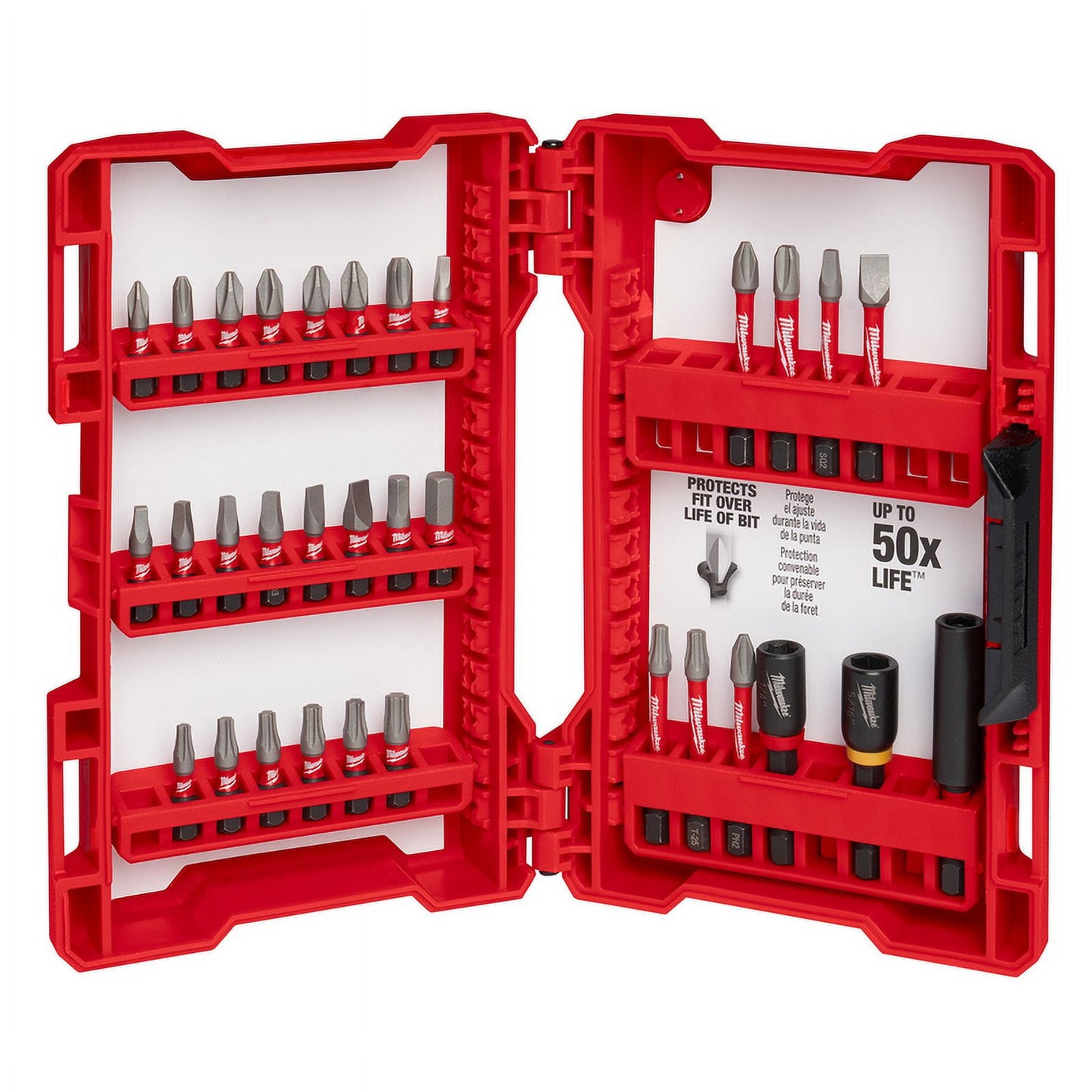 Milwaukee 48-32-4004 Drive Bit Set, 32-Piece, Heavy-Duty, Steel