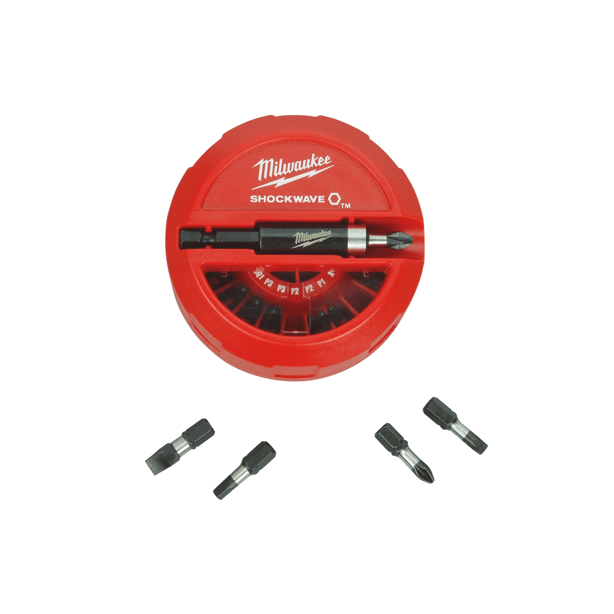 Milwaukee 48-32-4011 SHOCKWAVE 22pc Impact Duty Insert Bits Puck Dispenser