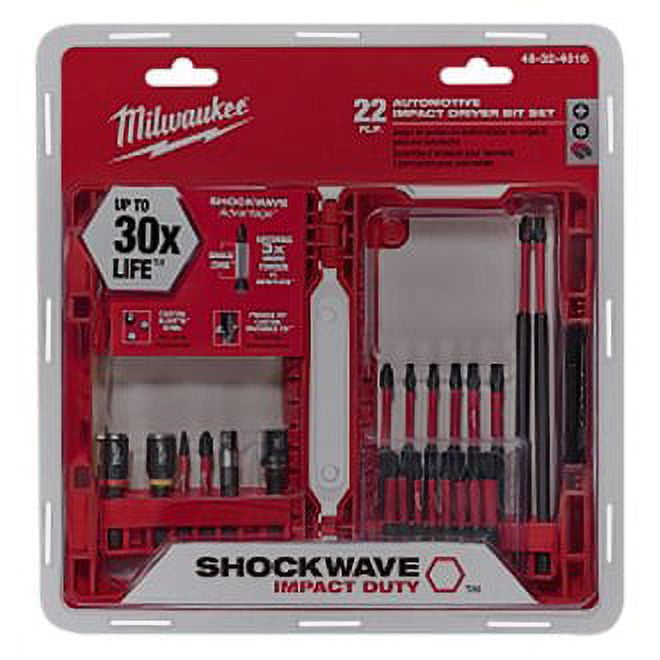 Milwaukee 48-32-4016 - 22-Piece Shockwave Impact Driver Bit Set