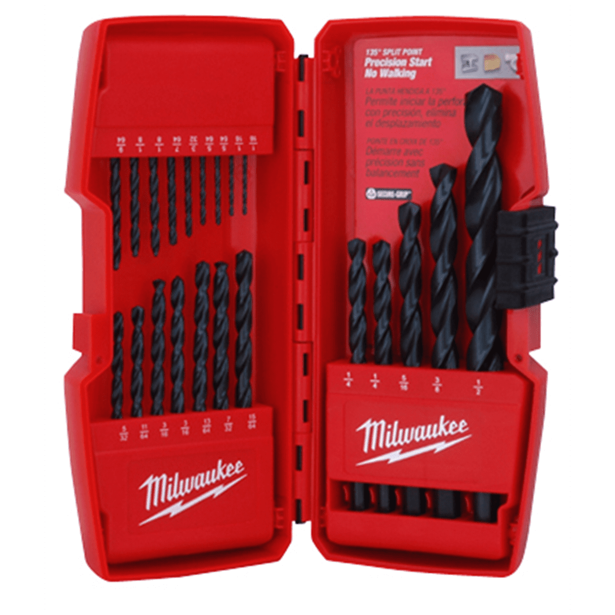 Milwaukee 48-89-2801 21-Piece Thunderbolt Black Oxide Drill Bit Set