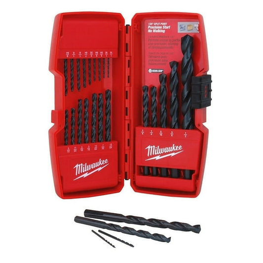 Milwaukee 48-89-2801 Thunderbolt Black Oxide Drill Bit Set, 21-Piece