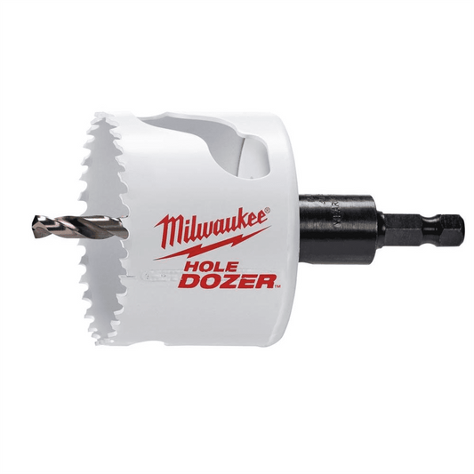 Milwaukee Tool 2-1/2" Hole Dozer Bi-Metal Hole Saw with Arbor