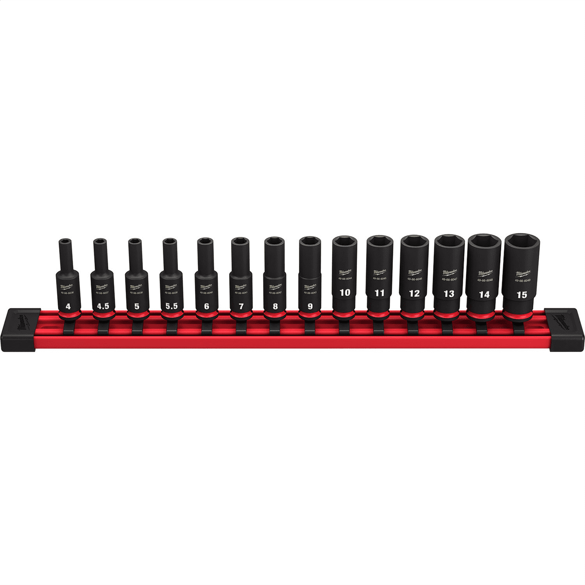 Milwaukee Tool 14PC SHOCKWAVE Impact Duty  Metric Deep 6 Point Socket Set