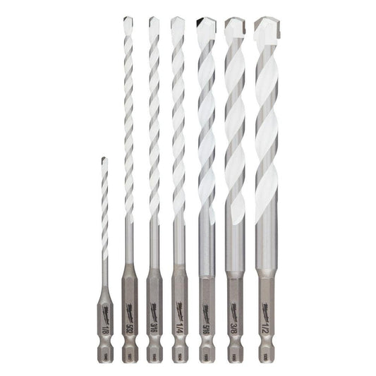 Milwaukee 7Pc. Shockwave Impact Duty™ Carbide Multi-Material Drill Bit Kit