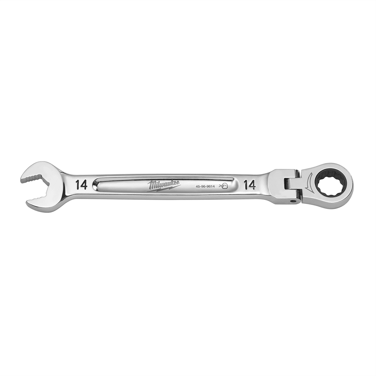 Milwaukee Tool 14mm Flex Head Ratcheting Combination Wrench