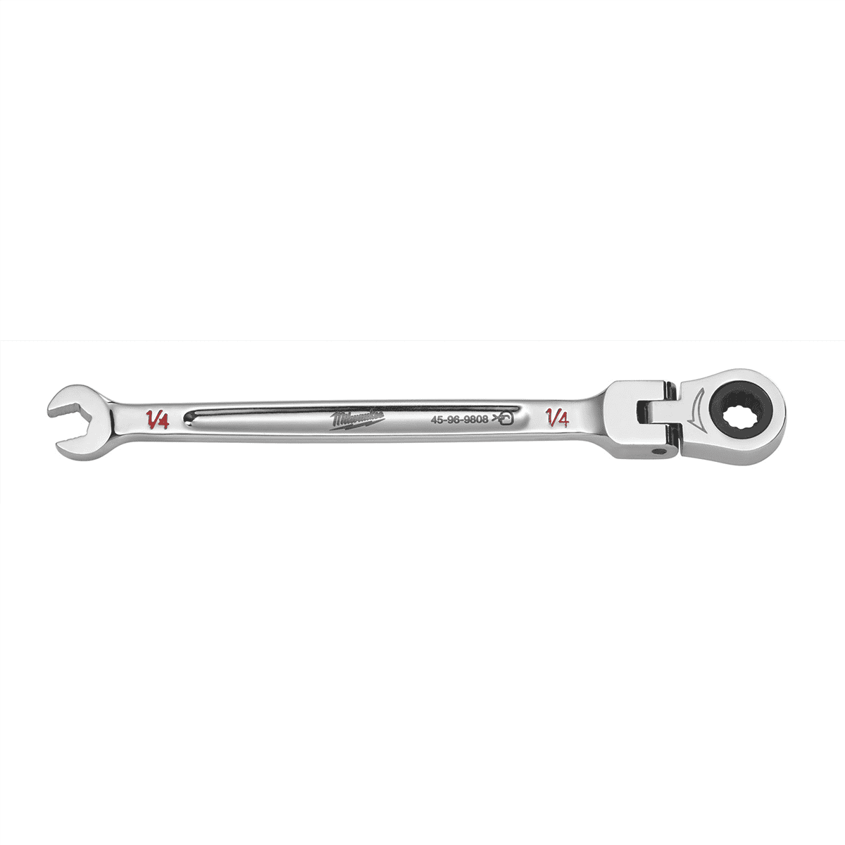 Milwaukee Tool 1/4" Flex Head Ratcheting Combination Wrench