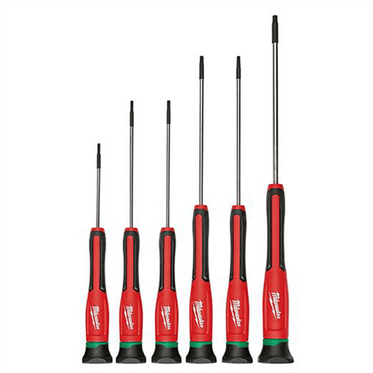 Milwaukee Tool 6 PC TORX Precision Screwdriver Set w/ Case