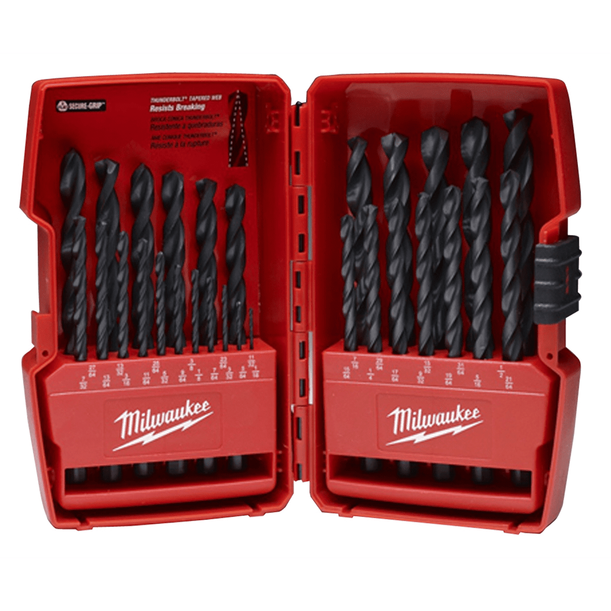 Milwaukee 48-89-2802 29-Piece Thunderbolt Black Oxide Drill Bit Set