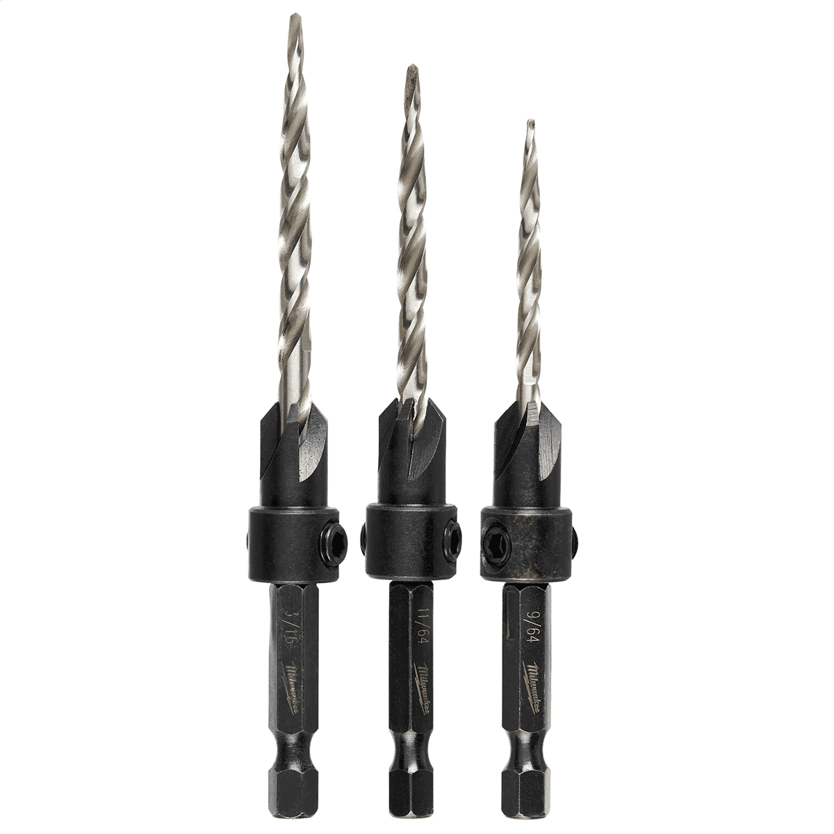 Milwaukee Tool 4 Pc Countersink Drill Bit Set