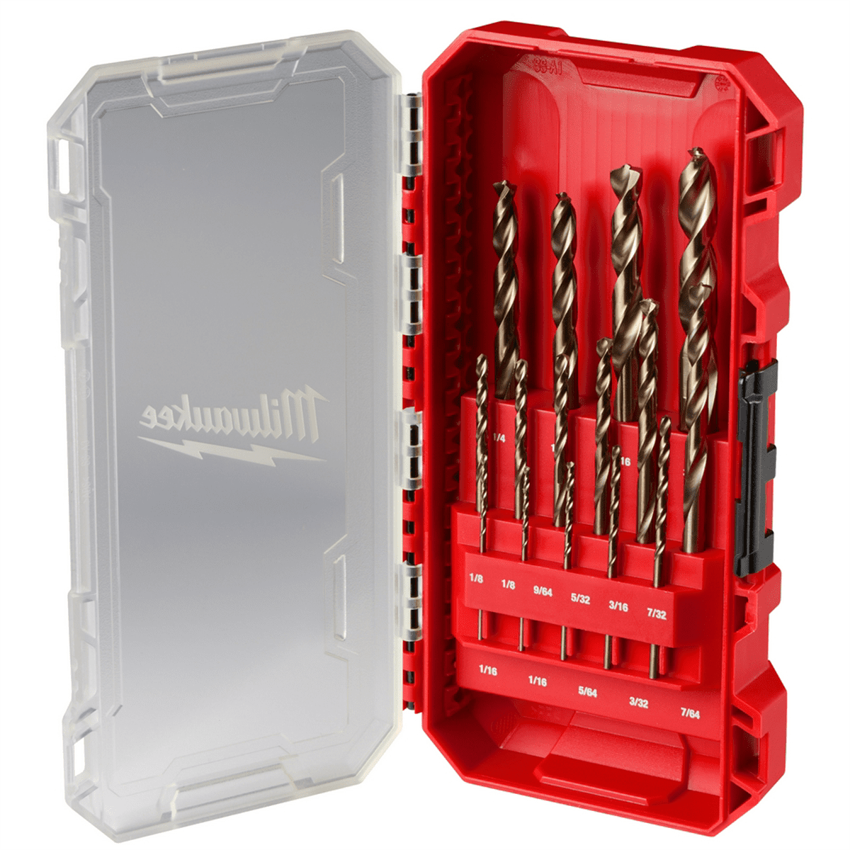 Milwaukee Tool RED HELIX Cobalt Drill Bit Set &hyphen; 15PC