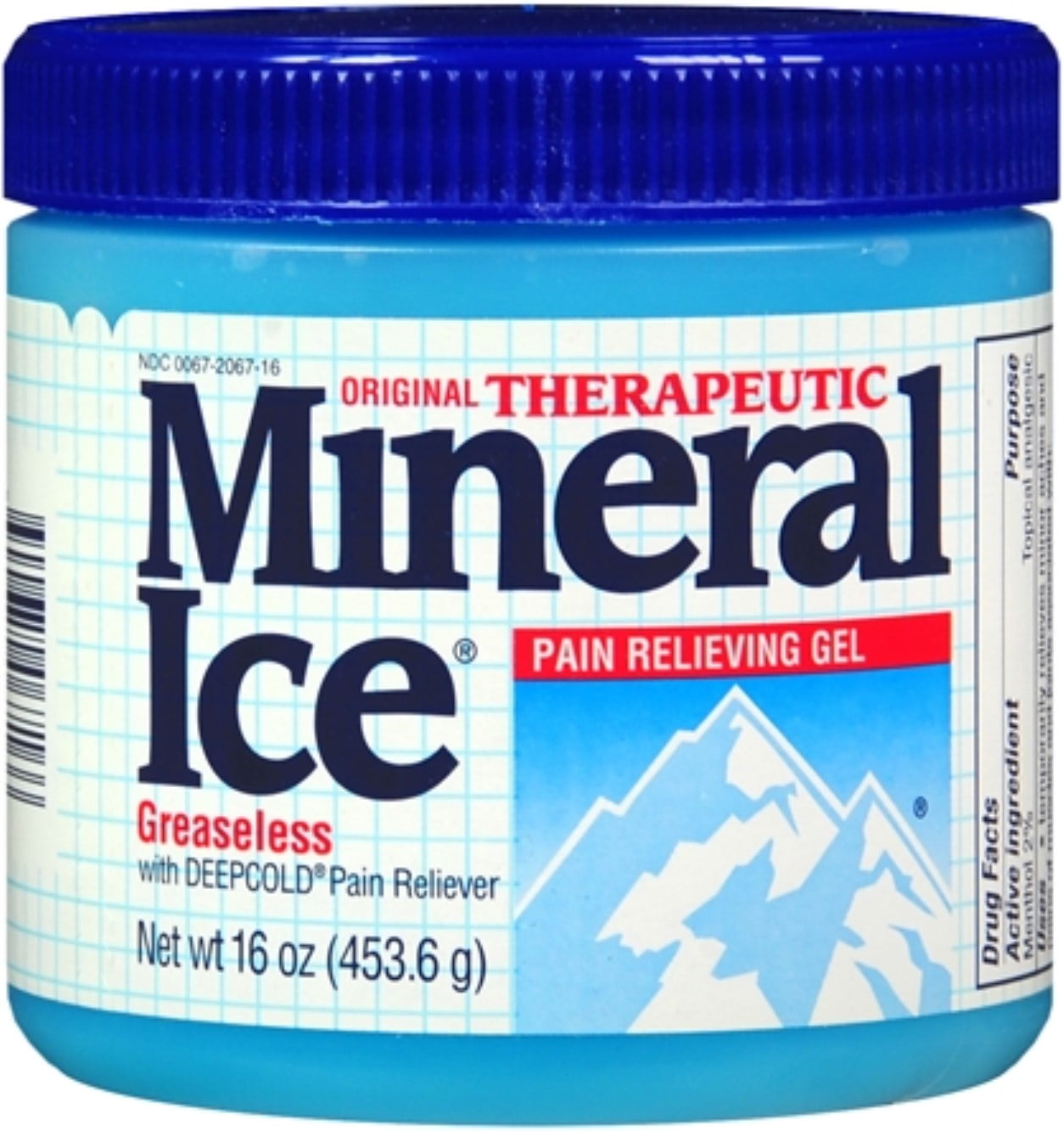 Mineral Ice Pain Relieving Gel 16 oz (Pack of 2)