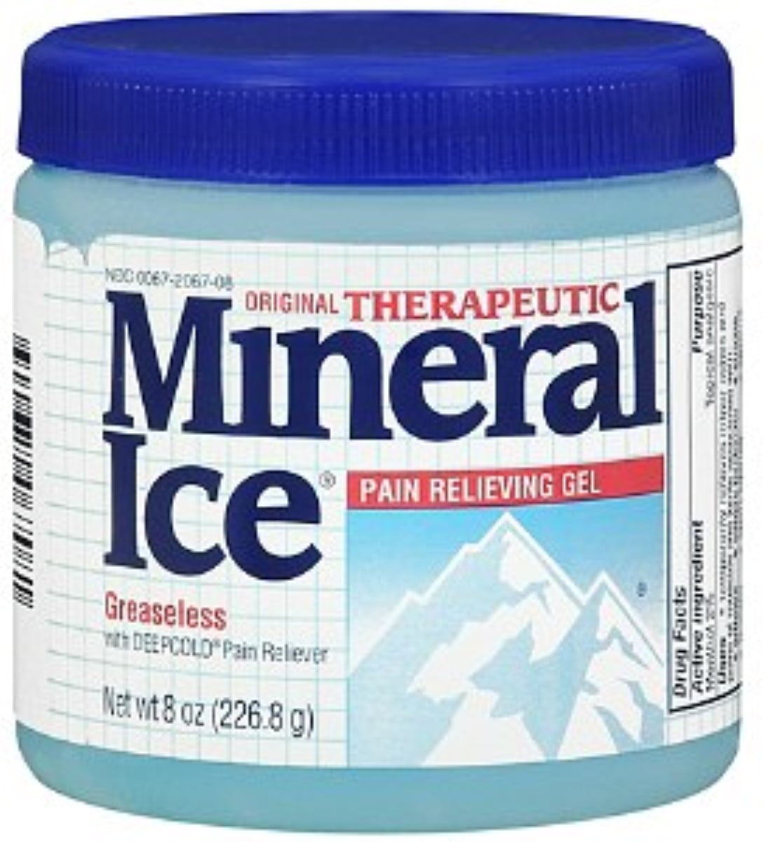 Mineral Ice Pain Relieving Gel 8 oz (Pack of 3)