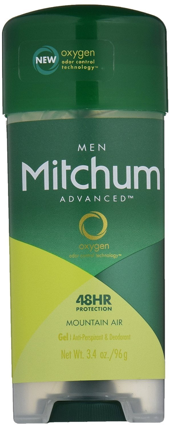 Mitchum Anti-Perspirant & Deodorant Clear Gel, Mountain Air - 3.4 oz 6 Packs