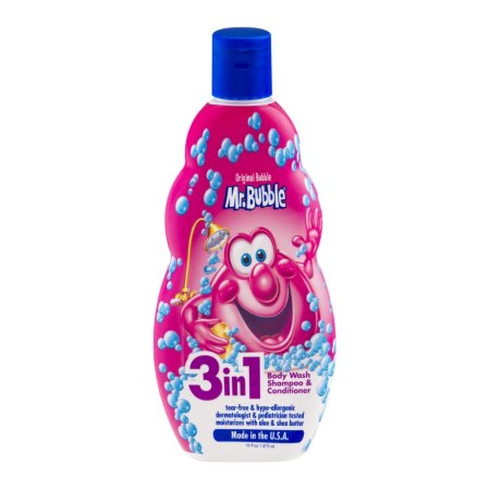 Mr. Bubble 3-in-1 Original Body Wash 16 fl oz (Pack of 3)