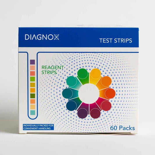 Multi-Parameter Urine Test Strips for Urinary Tract Infection (UTI) | Individually Packed, Clinically Tested with Mobile App | 60 Pack