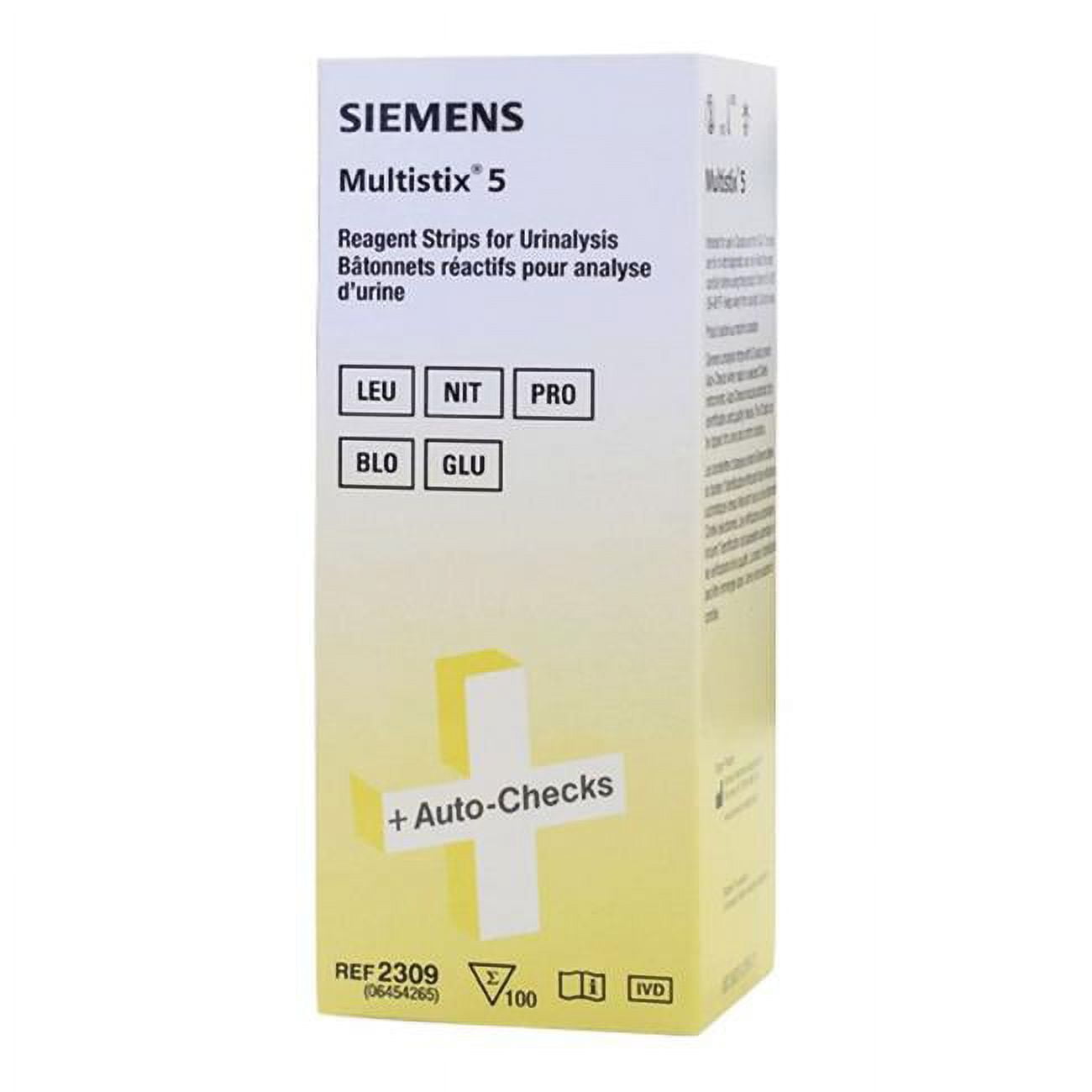 Multistix 5 Urine Reagent Strip, Siemens 10337415, 1 Count