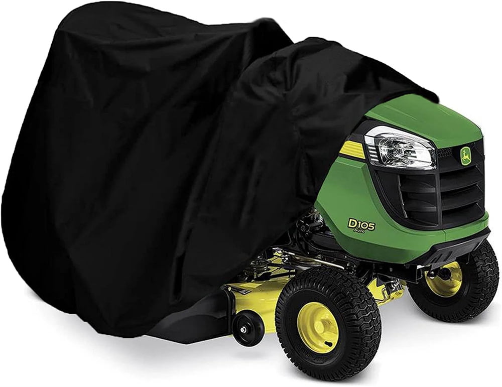 NOGIS Lawn Mower Cover, Waterproof Tractor Cover Fits Decks up to 54",Heavy Duty 210D Polyester Oxford, UV, Water Resistant Covers for Your Rider Garden Tractor 96"L x 55"W x 20"H