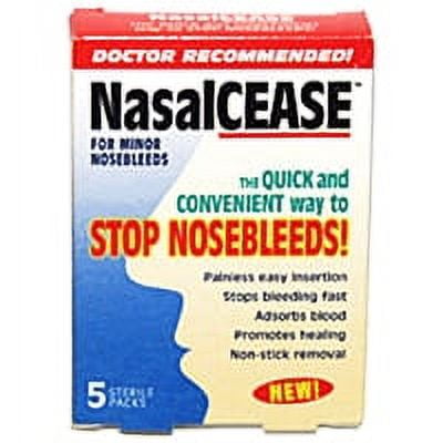 Nasalcease Nosebleed Packings - 5 Each, 2 Pack