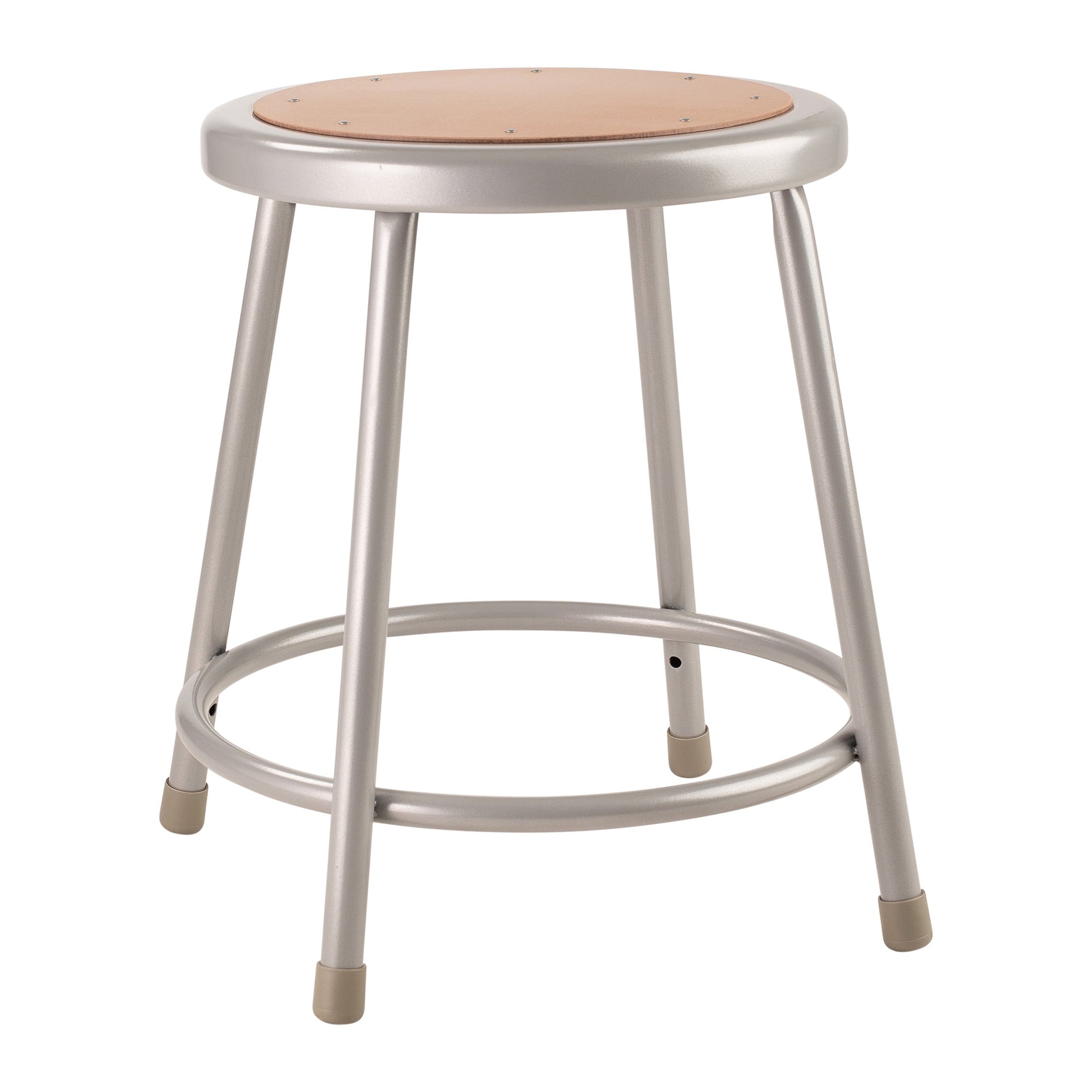 National Public Seating 6200 Series 18 Inch Stool Supports 500 Pounds, Grey