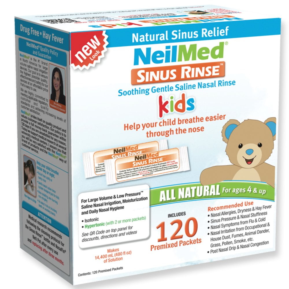 Neil Med Sinus Rinse Pediatric Packets, Premixed 120/box