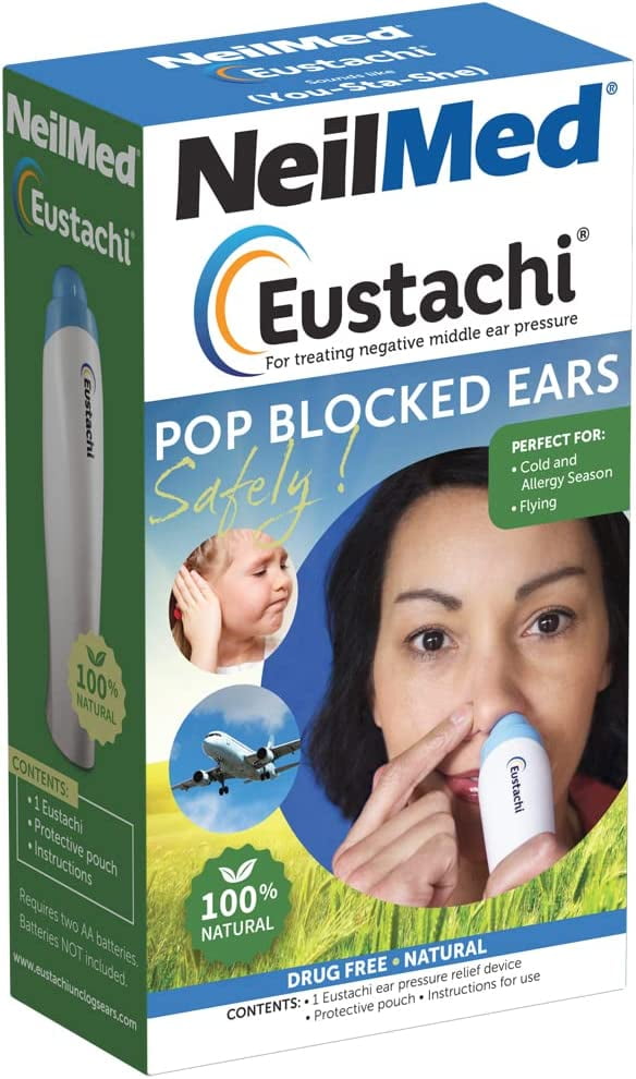 NeilMed Eustachi-Eustachian Tube Exercise-Pop Blocked Ears Safely. Helps Relieve Ear Pressure