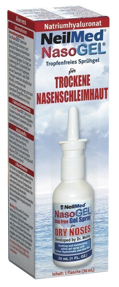 Neilmed Nasogel Drip Free Gel Spray, 1 Fluid Oz, 3-Pack