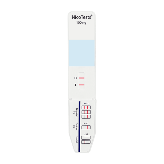 NicoTests Ultra-Sensitive Nicotine 100 ng Urine Test 10-Pack