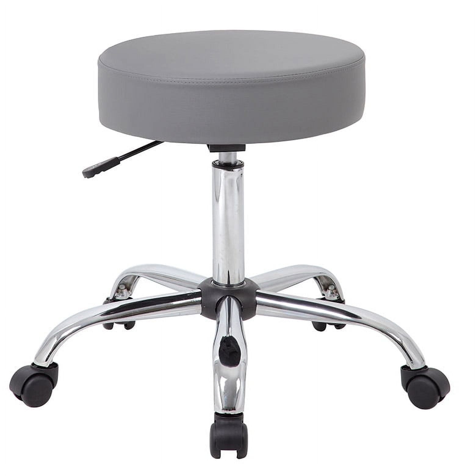 Norstar B240-GY Grey Caressoft Medical Stool, Grey