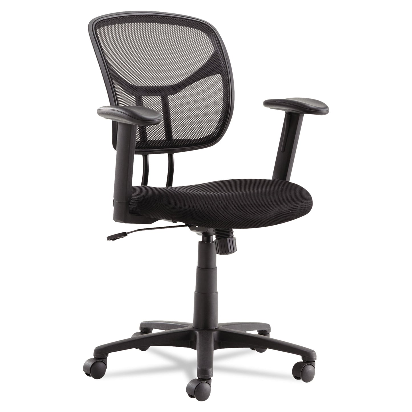 OIF OIFMT4818 17.72 in. - 22.24 in. Seat Height Swivel/Tilt Mesh Task Chair with Adjustable Arms Supports Up to 250 lbs. - Black