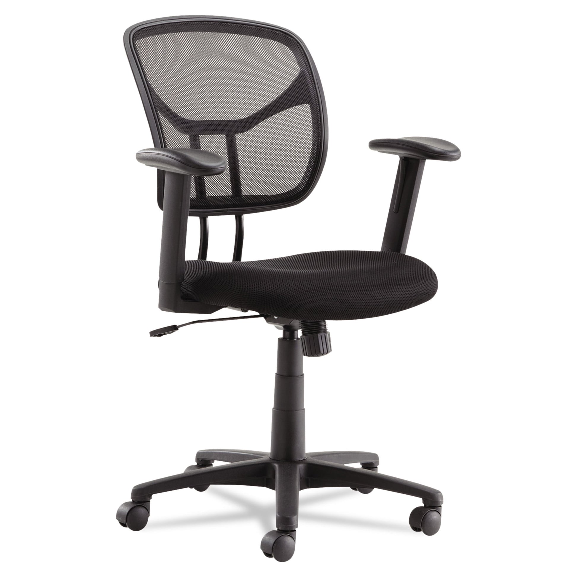 OIF OIFMT4818 17.72 in. - 22.24 in. Seat Height Swivel/Tilt Mesh Task Chair with Adjustable Arms Supports Up to 250 lbs. - Black