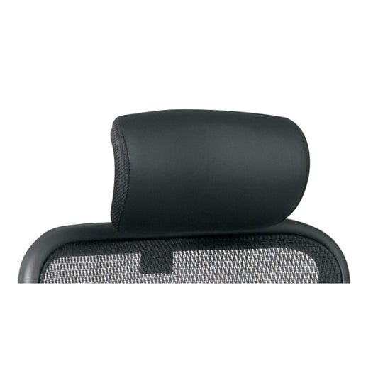 Office Star SPACE Leather Headrest in Black (Fits 818 Only)